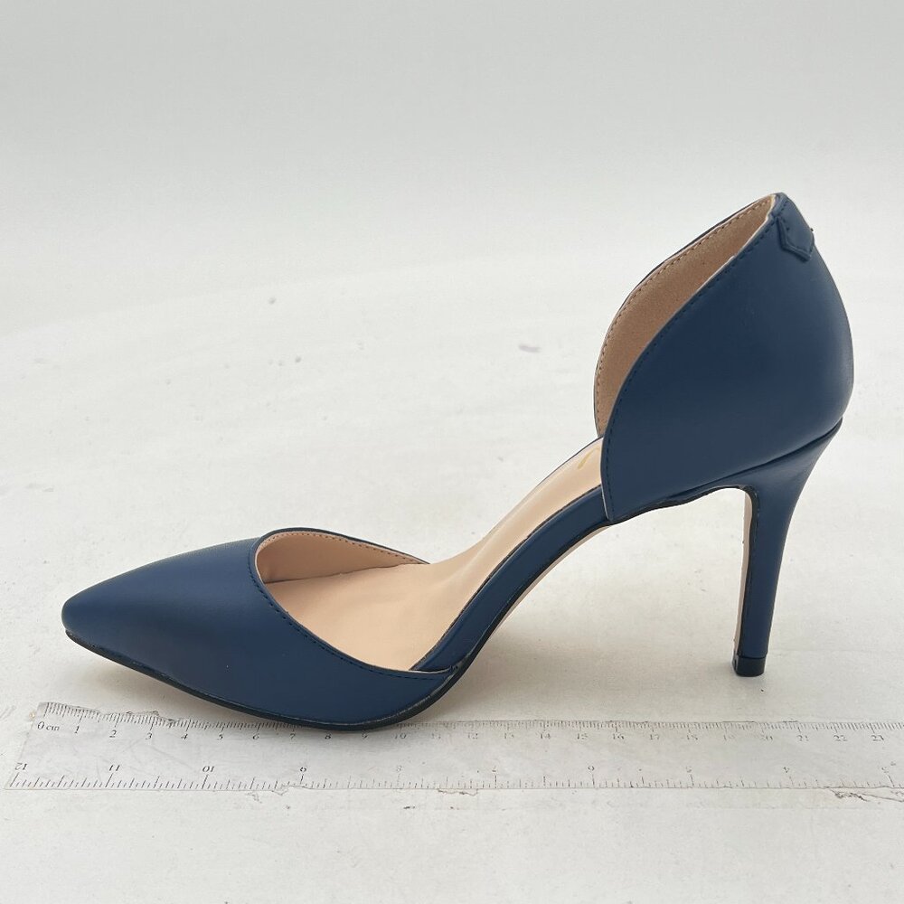 YDN Womens Slip On Fashion Sexy Pointed Toe Evening Matte Stiletto High Heel Pum